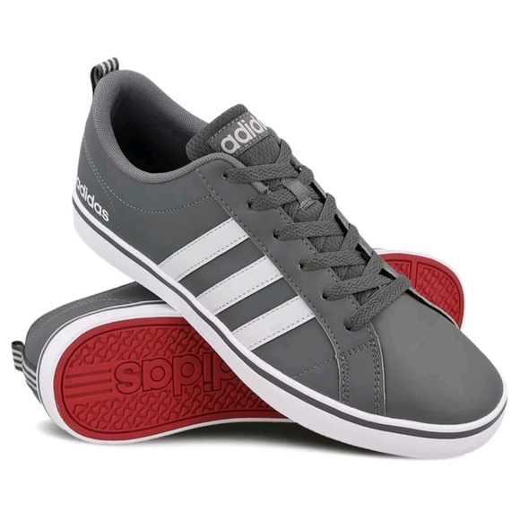 adidas vs pace grey basketball shoes